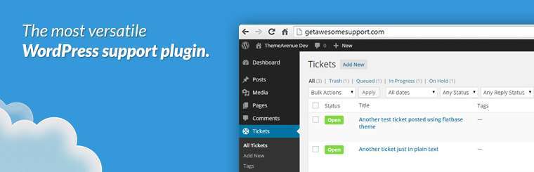 Best WordPress Support Ticket Plugins