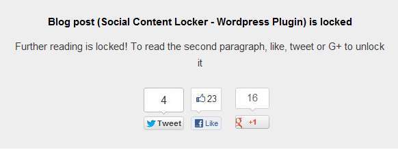 Content Locker WordPress Plugins