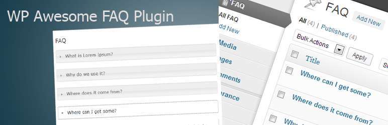 FAQ WordPress Plugins