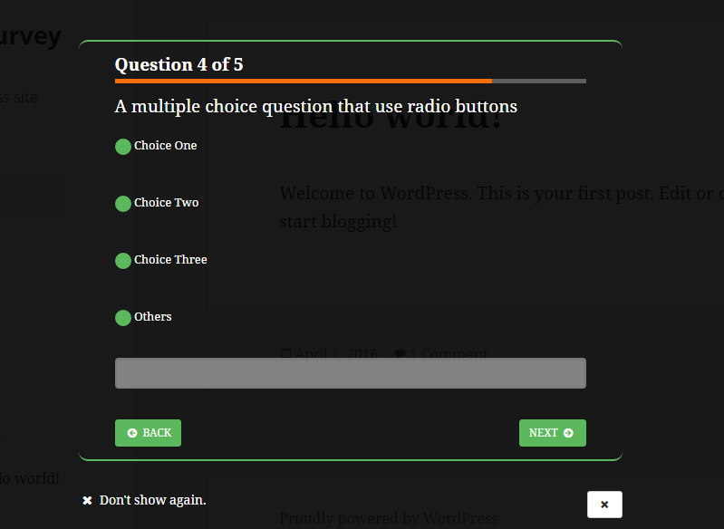 Online Survey WordPress plugins