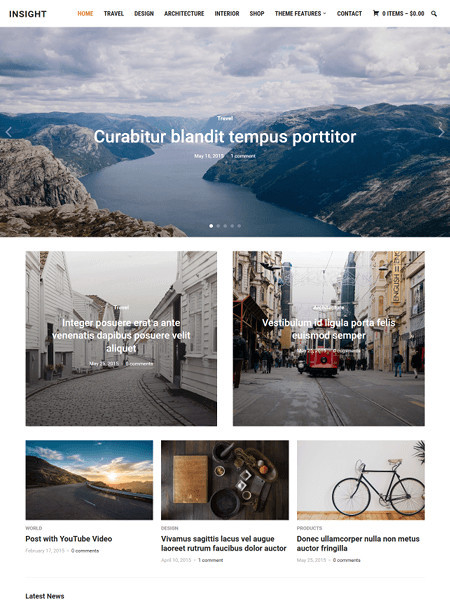 Travel WordPress Theme