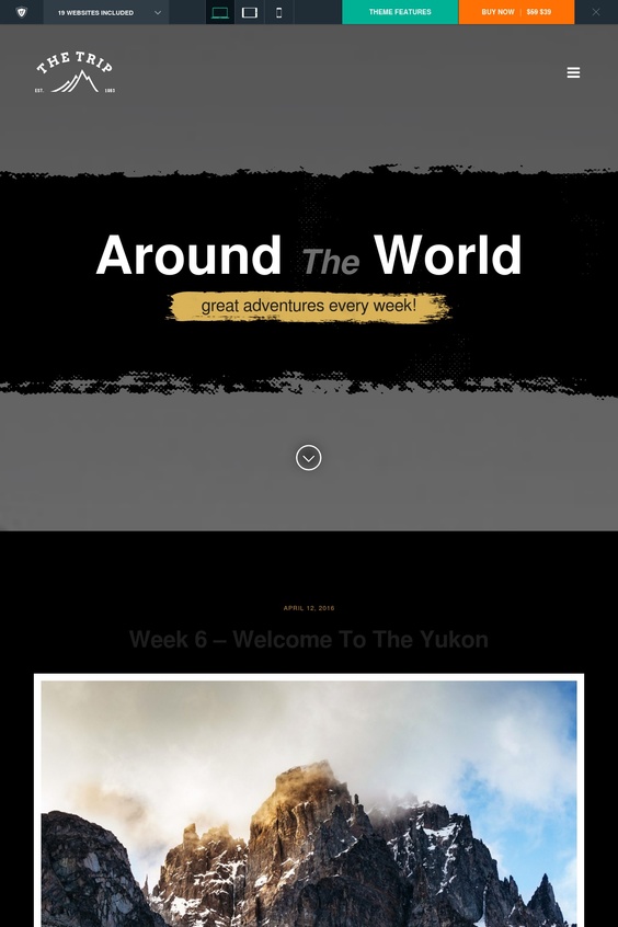 Travel WordPress Theme