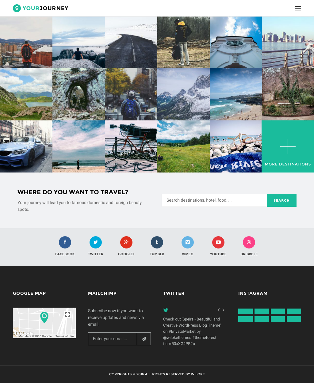 Travel WordPress Theme