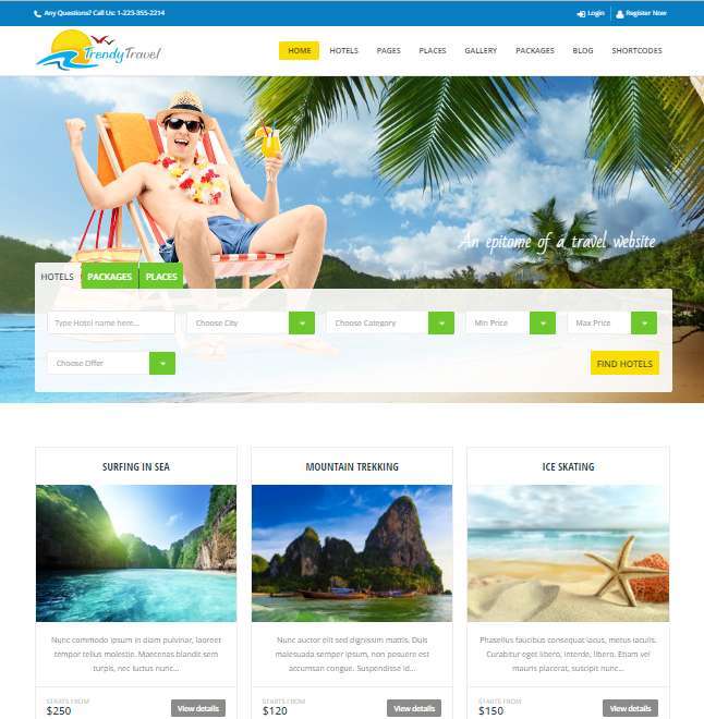 Travel WordPress Theme