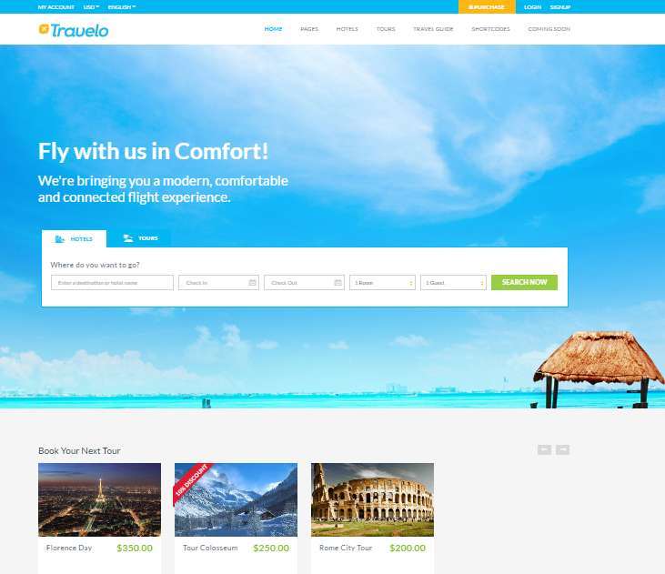 Travel WordPress Theme