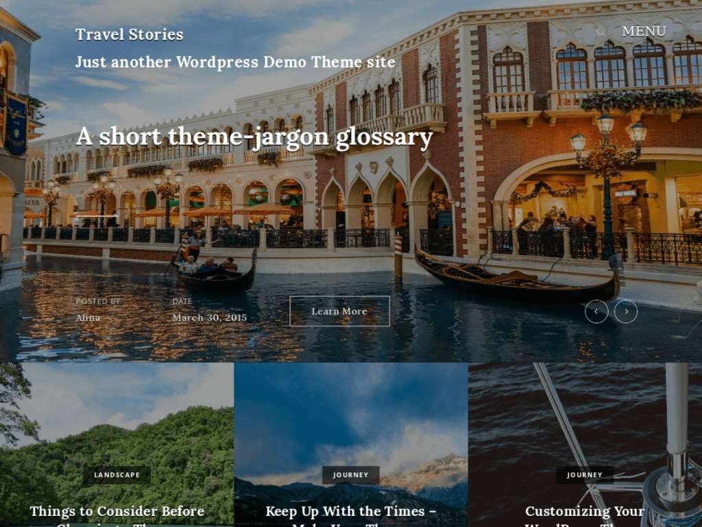 Travel WordPress Theme