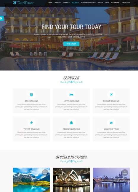 Travel WordPress Theme