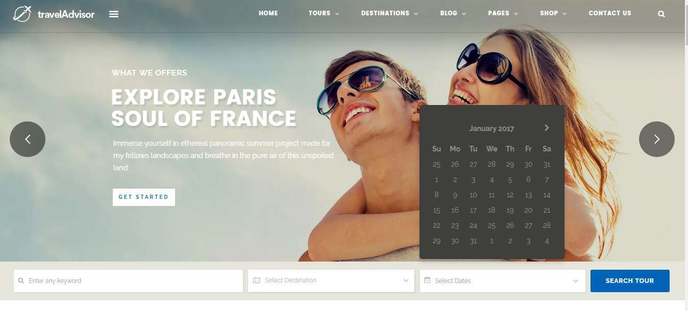 Travel WordPress Theme