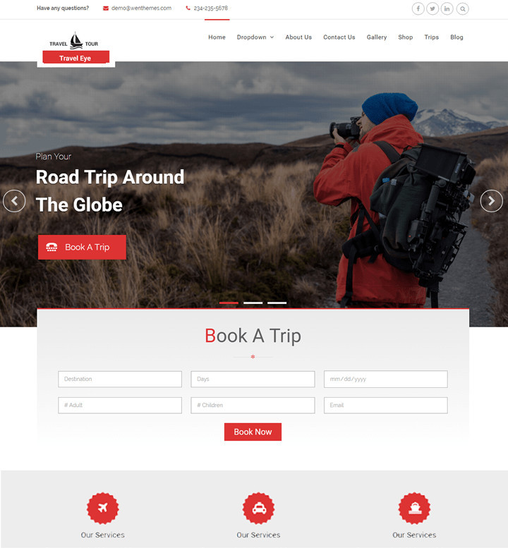 Travel WordPress Theme