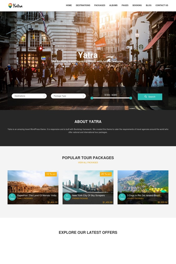 Travel WordPress Theme