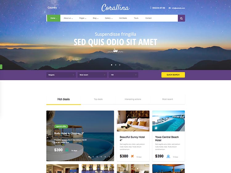 Travel WordPress Theme