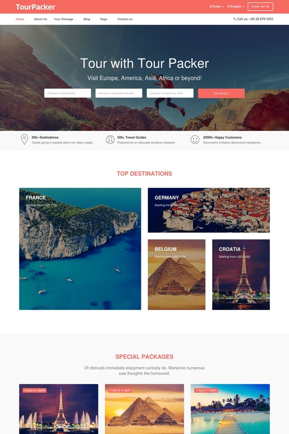 Travel WordPress Theme