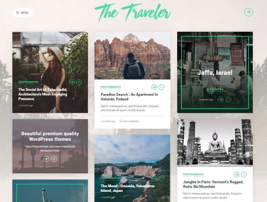 Travel WordPress Theme