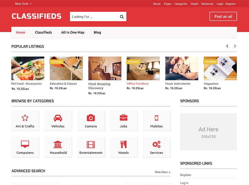 WordPress Classified Theme