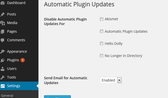 Automatically Update WordPress Plugins