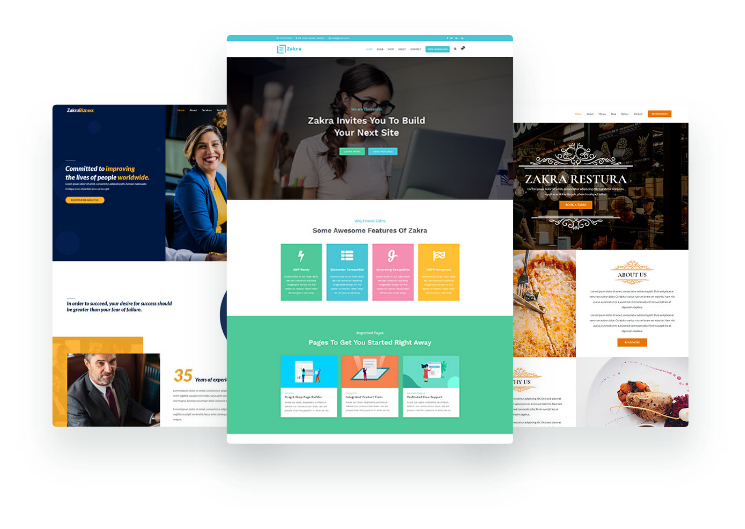 One page WordPress Themes